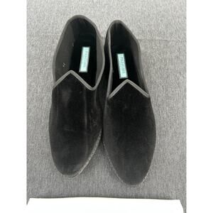 Piedàterre Venezia Wilde Tuxedo Friulane Slippers Black Velvet